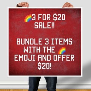 🌈 BUNDLE DEAL!! 🌈 3/$20